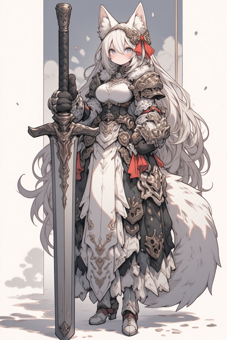knight,  1girl,  weapon on Tensor.Art