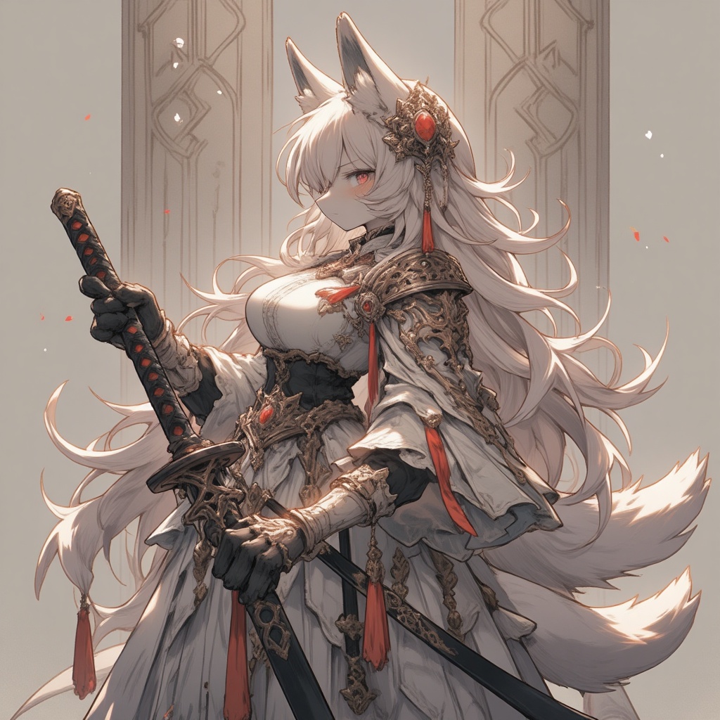 furry,  1girl,  weapon on Tensor.Art