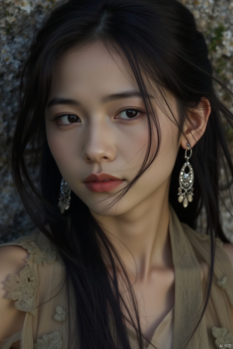 (a 18-year-old girl,alone,black long hair,brown eyes,teenager,reborn,full body,lying on the bed,beautiful detailed eyes,beautiful detailed lips,extremely detailed face and body,(best quality,4k,8k,highres,masterpiece:1.2),ultra-detailed,(realistic,photorealistic,photo-realistic:1.37),soft shadows,atmospheric lighting,soft tones,gentle lighting,contrast between light and dark,dark atmosphere,elegant appearance,high detail,HD,sunlight:0.5)