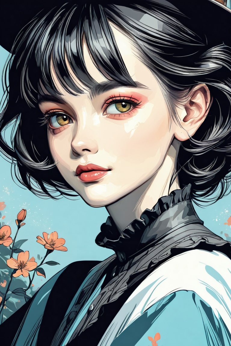 closeup of a lady on Tensor.Art