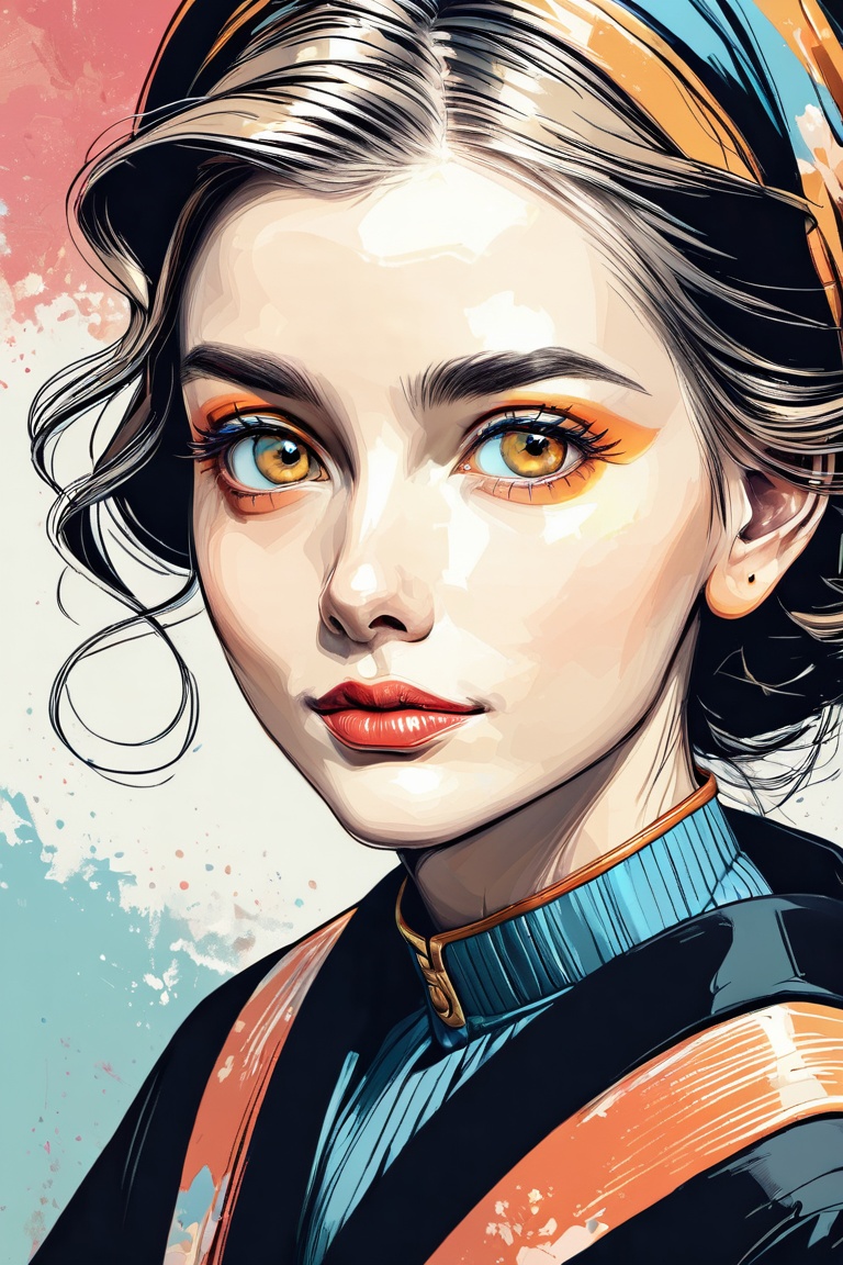 closeup of a lady on Tensor.Art
