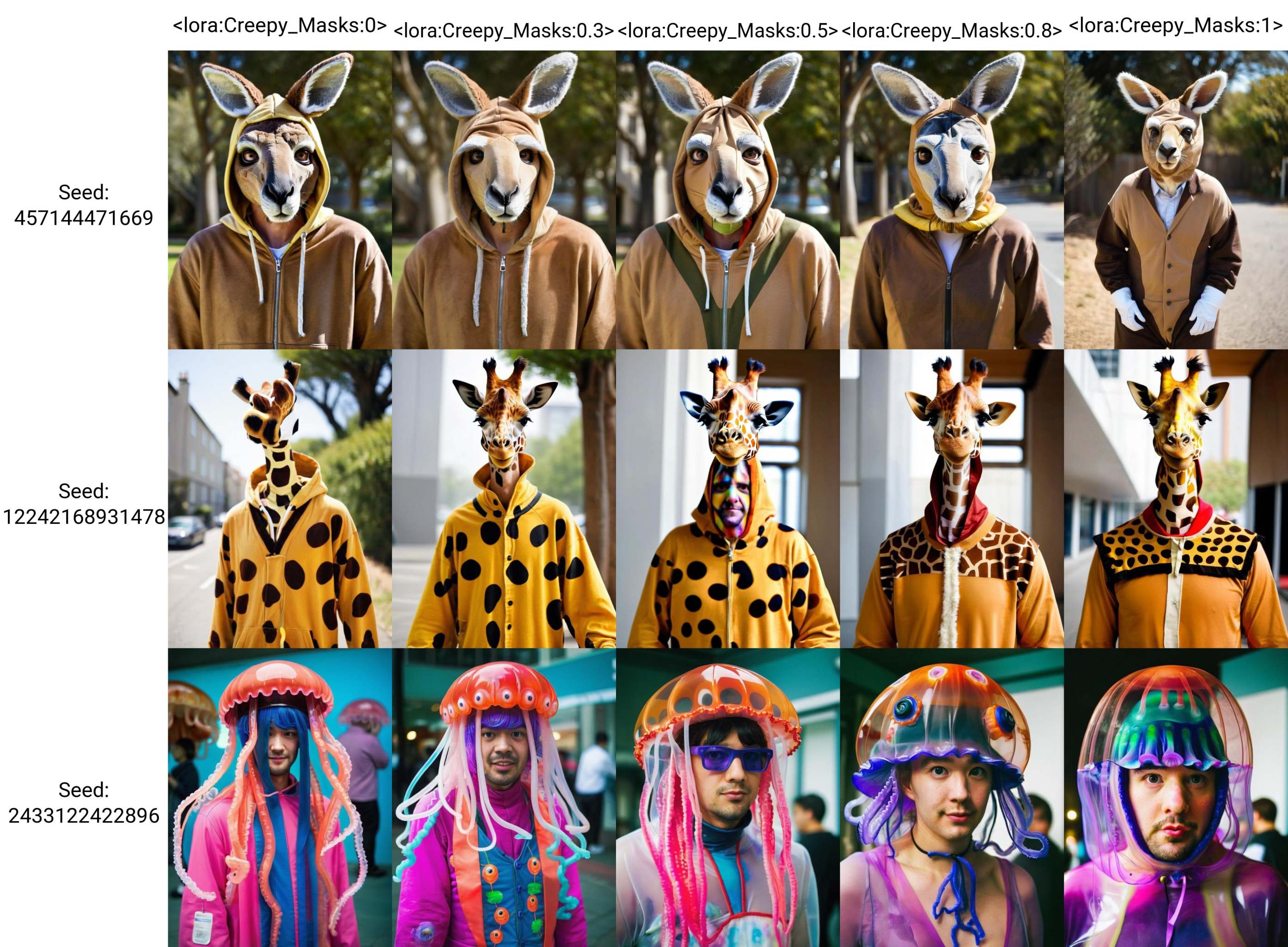 portrait of a person wear a Kangaroo ' s funny costume on Tensor.Art