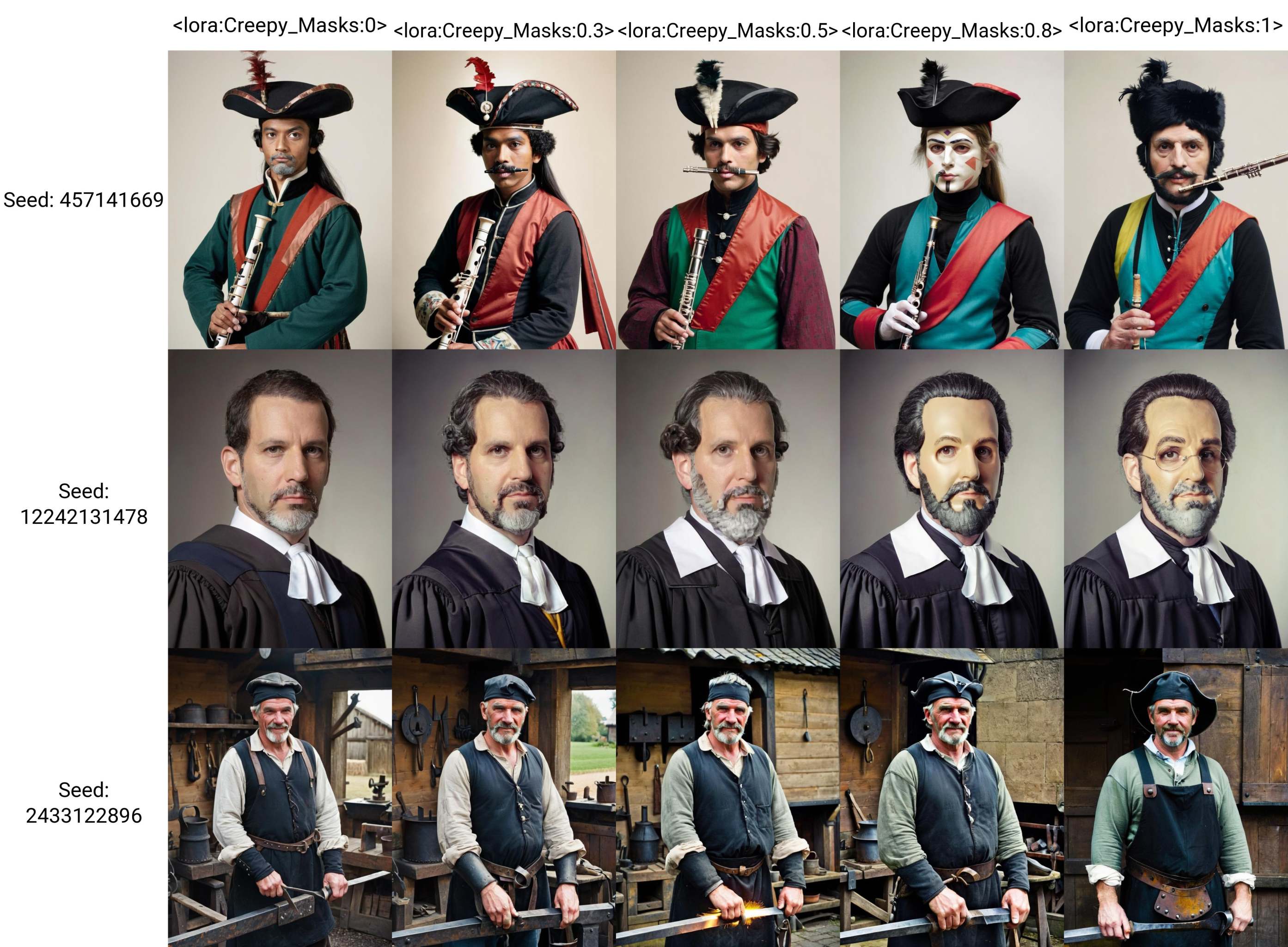 portrait of a Flautist costume on Tensor.Art