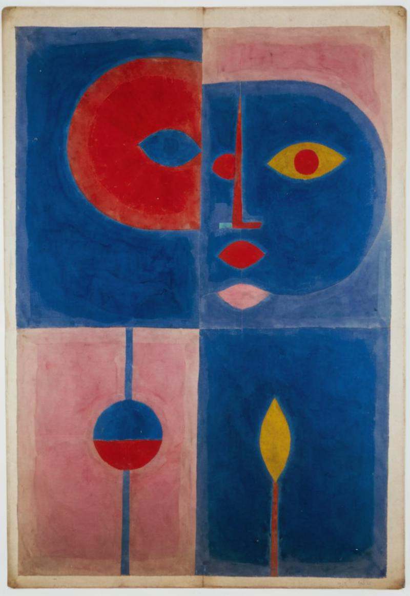 Doubleexposure: (paul klee) art of love and hate on Tensor.Art