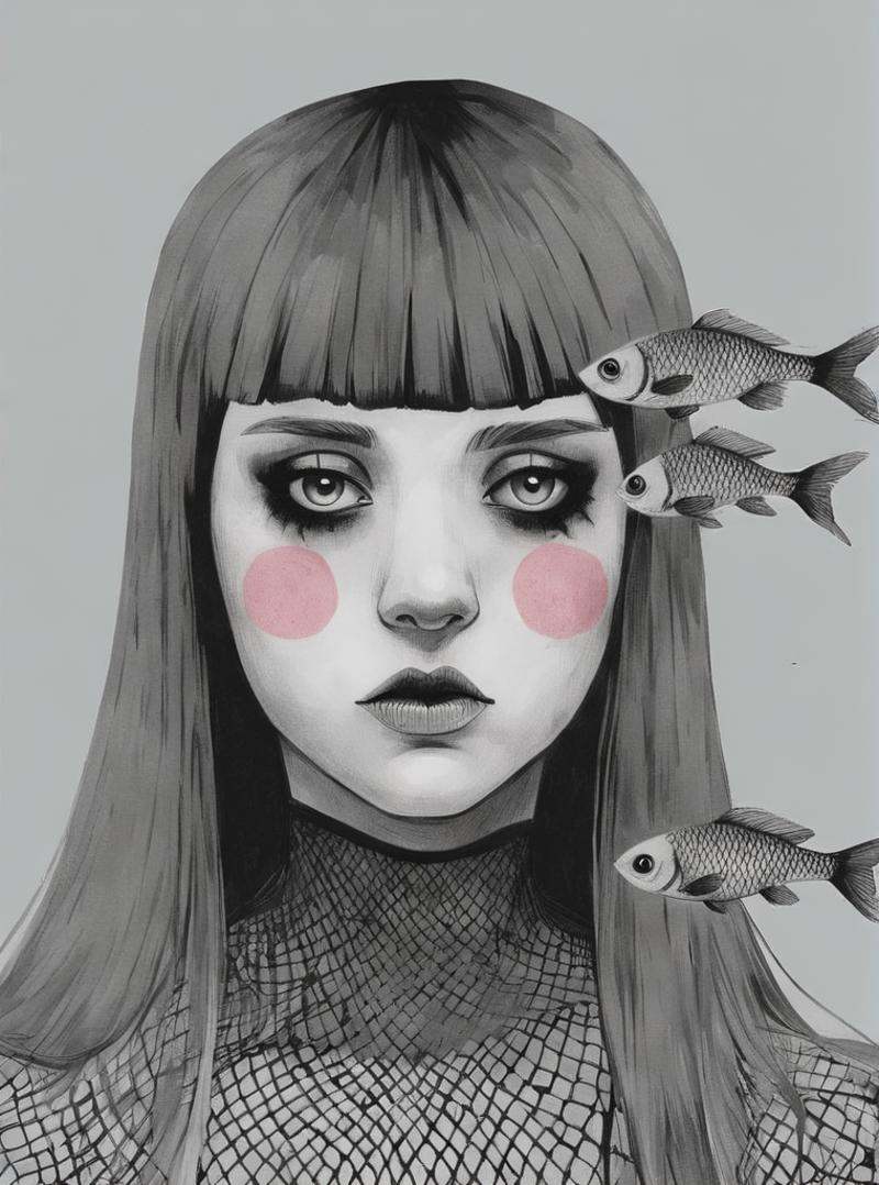 1girl,  artist name,  bangs on Tensor.Art