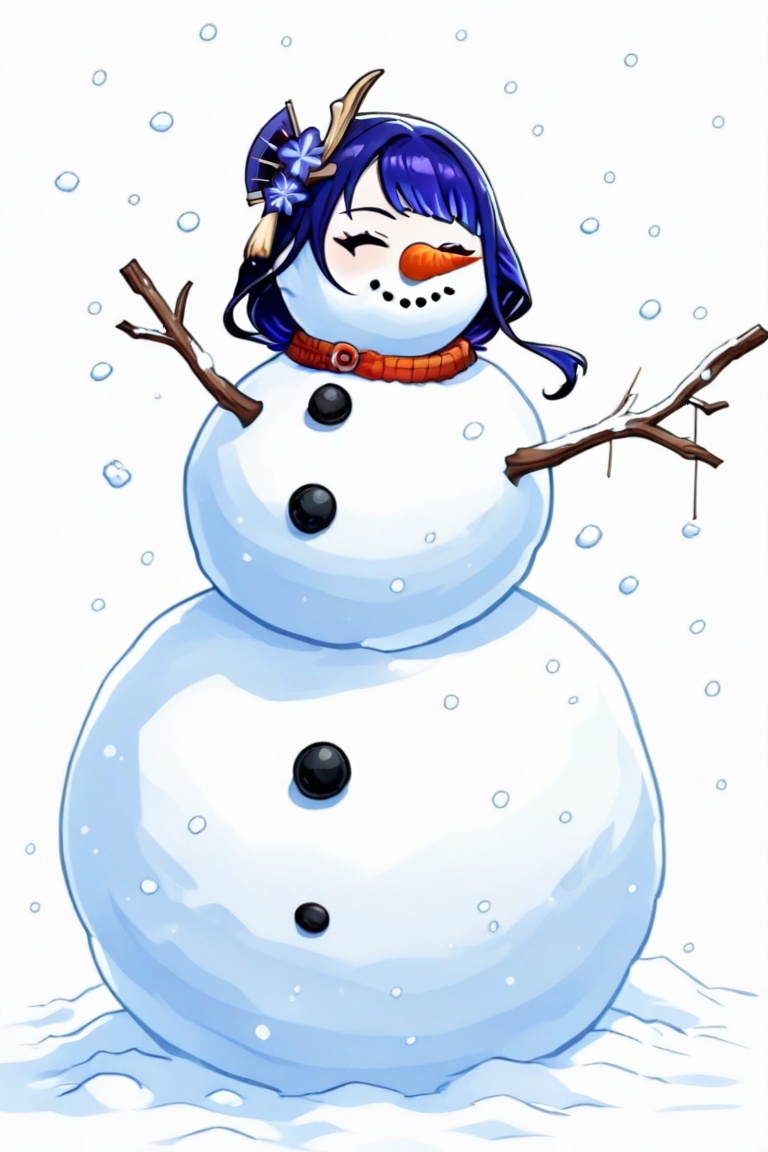 snowman_costume,  masterpiece,  best quality on Tensor.Art