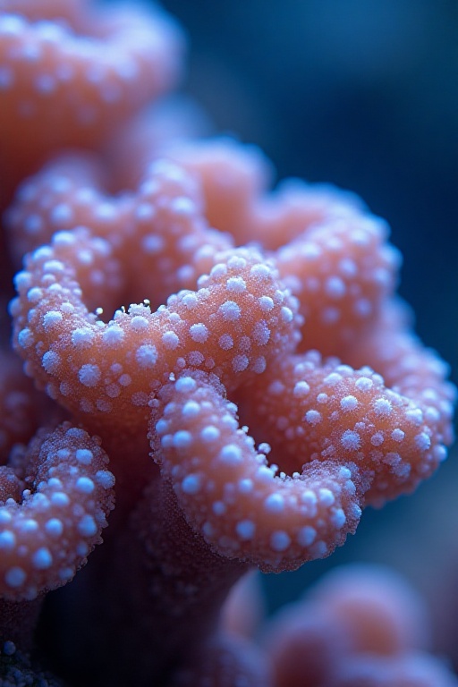 Photograph the intricate structures of coral polyps in their natural underwater habitat. Use a macro lens to focus on the...
