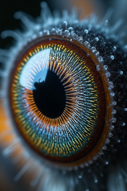 Capture a close-up of a butterfly's eye to reveal its stunning compound structure. Use a macro lens to focus on the intric...
