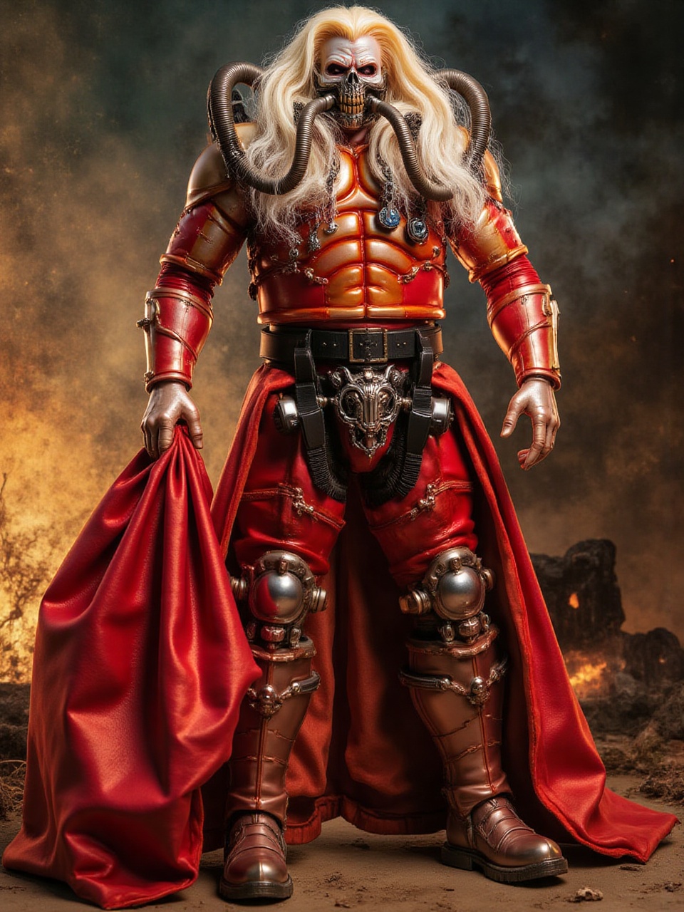 IMMORTANT JOE,  santa dress,  metallic on Tensor.Art