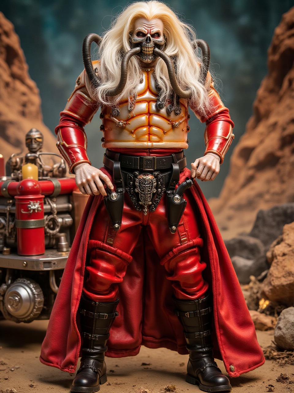 IMMORTANT JOE,  santa dress,  metallic on Tensor.Art