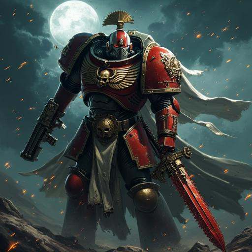 warhammer 40k,  handgun,  polearm on Tensor.Art