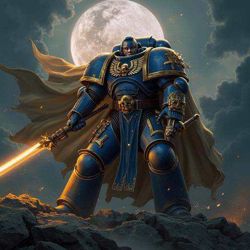 warhammer 40k,  handgun,  polearm on Tensor.Art