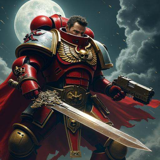 warhammer 40k,  handgun,  polearm on Tensor.Art