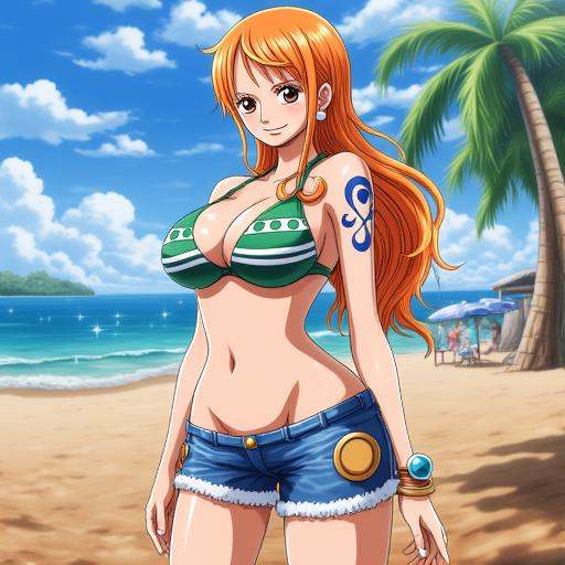 nami,  one piece,  1girl on Tensor.Art