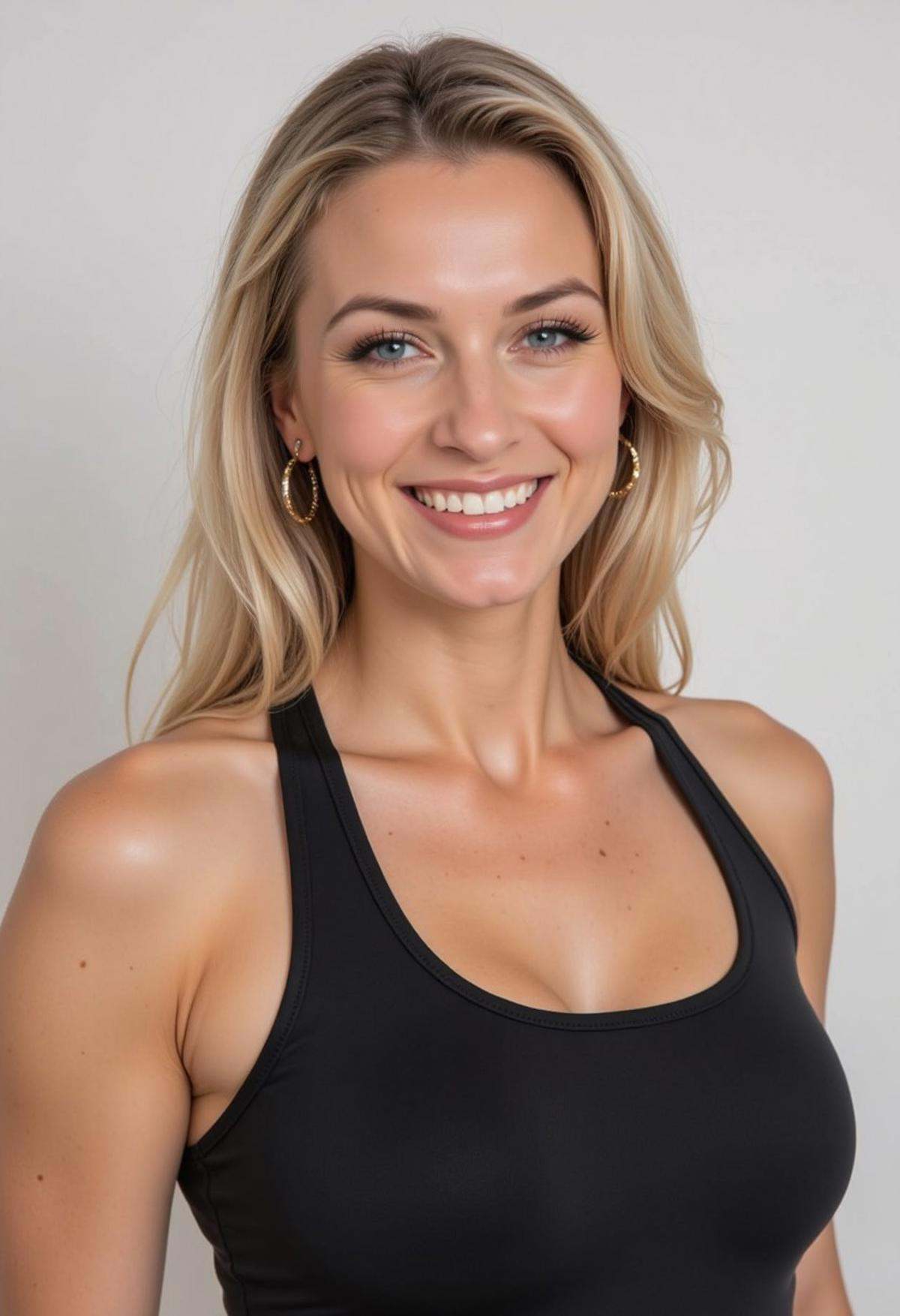 Anna as yoga instructor on Tensor.Art