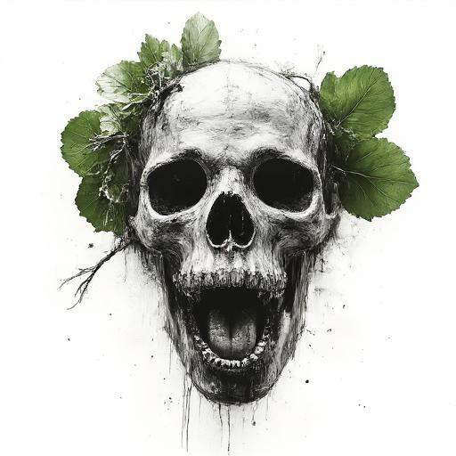 leaf,  skull,  open mouth on Tensor.Art