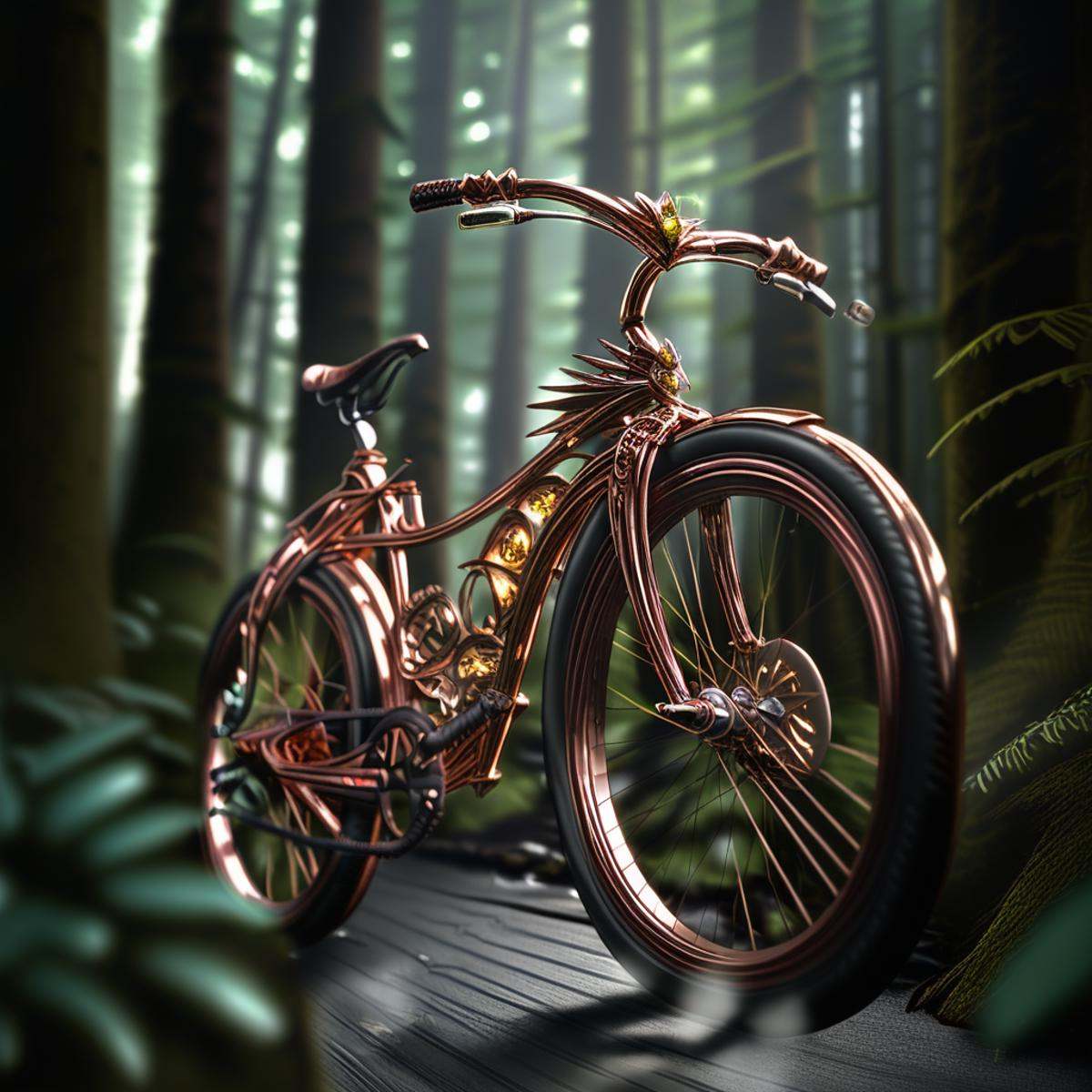 pokemon (creature),  yellow eyes,  bicycle on Tensor.Art