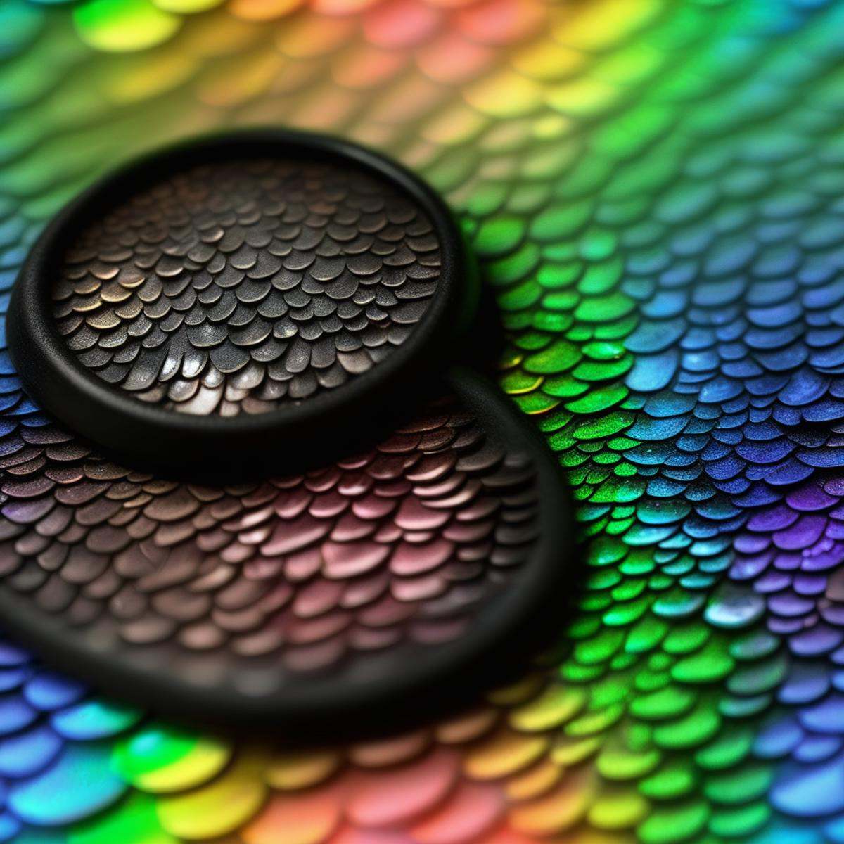 scales,  rainbow,  flower on Tensor.Art