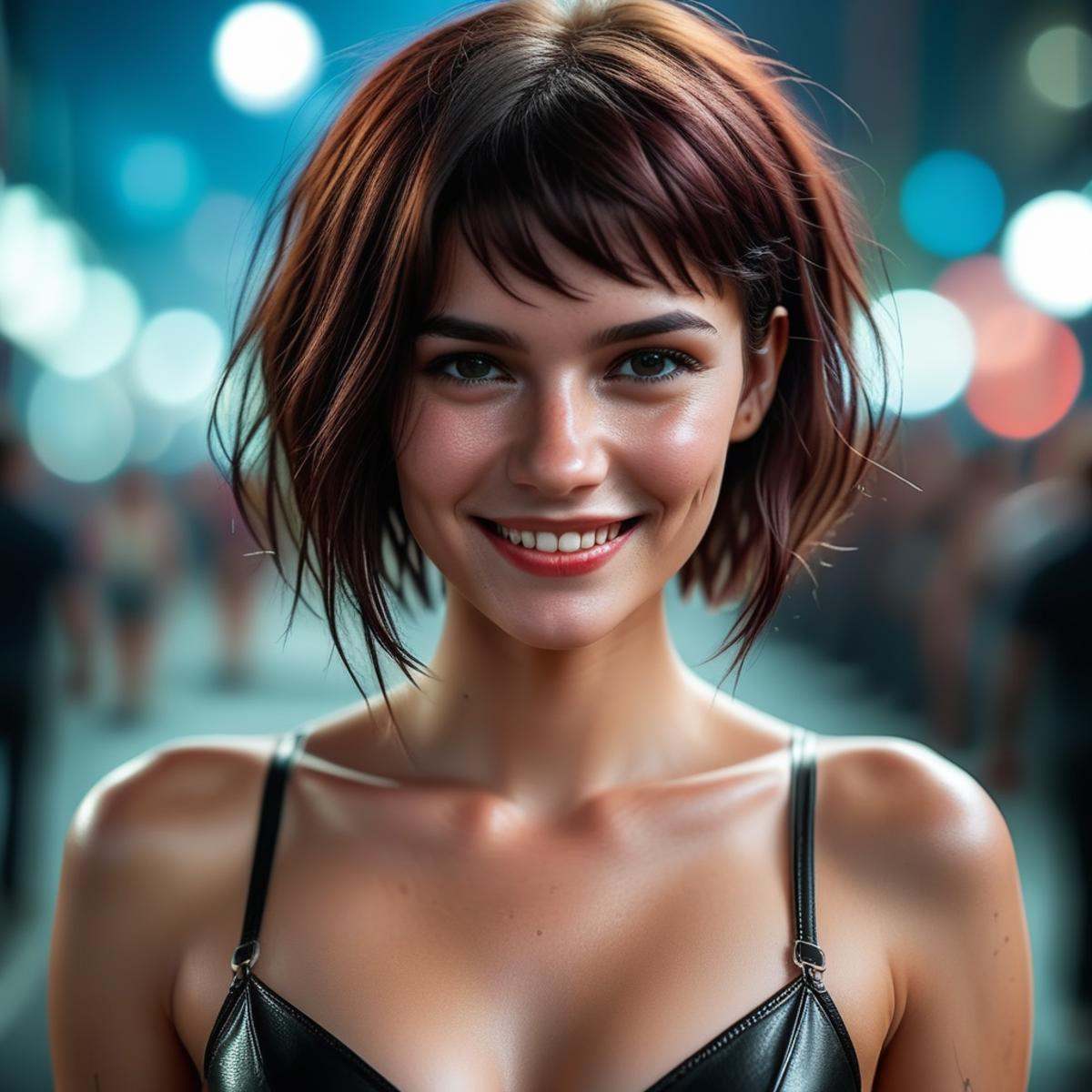 short hair,  solo,  collarbone on Tensor.Art