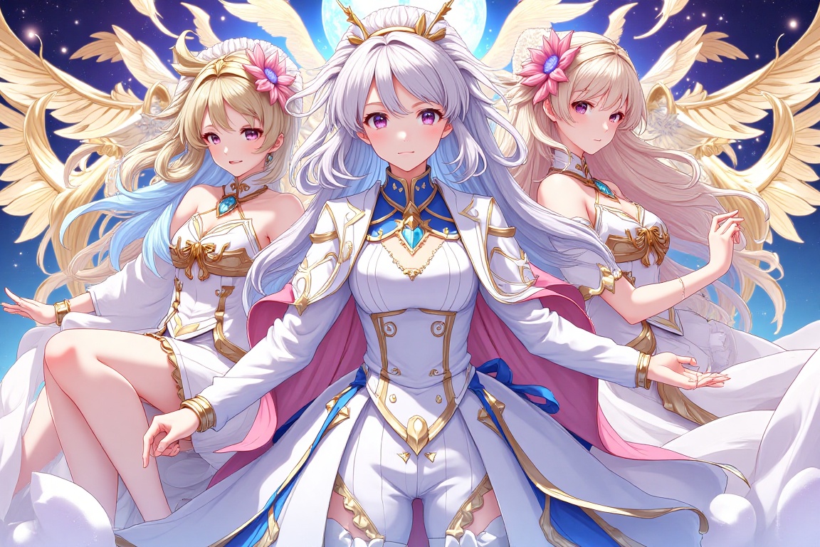 Anime Girl Rich Hero Go Bella Ekonomi Girl And Ekonomi Goddess Girl Wing Rich Hero Go Liam Boy UFO And Liam Boy UFO on Ten...