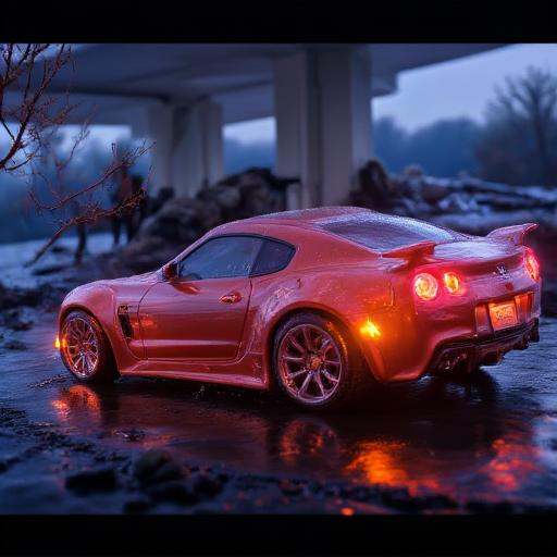 Glowing supercar on Tensor.Art