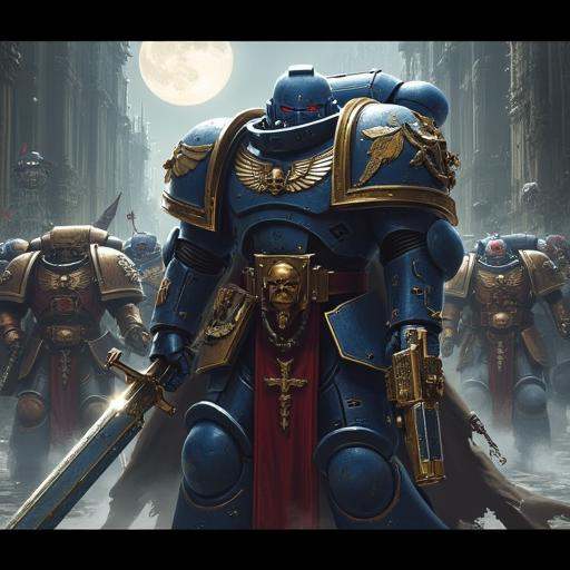 warhammer 40k,  handgun,  polearm on Tensor.Art