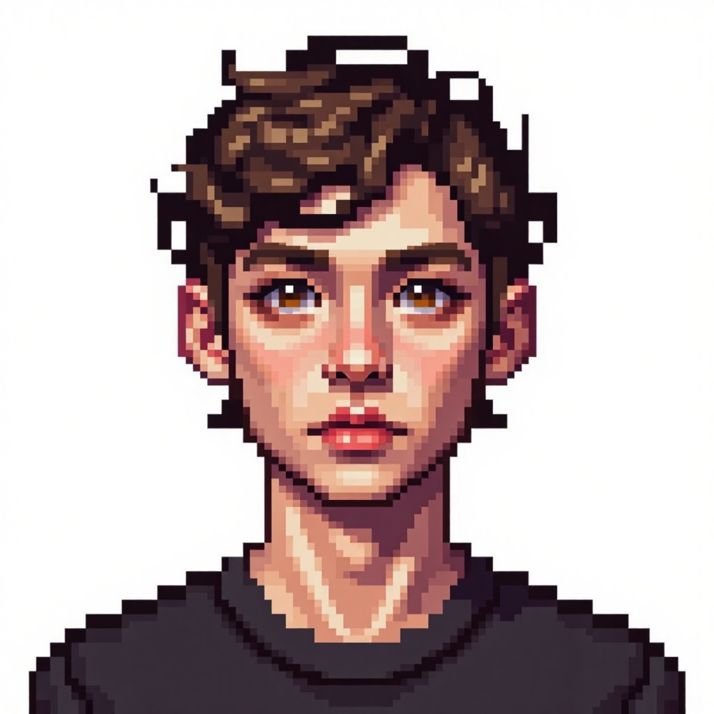 solo,  looking at viewer,  short hair on Tensor.Art