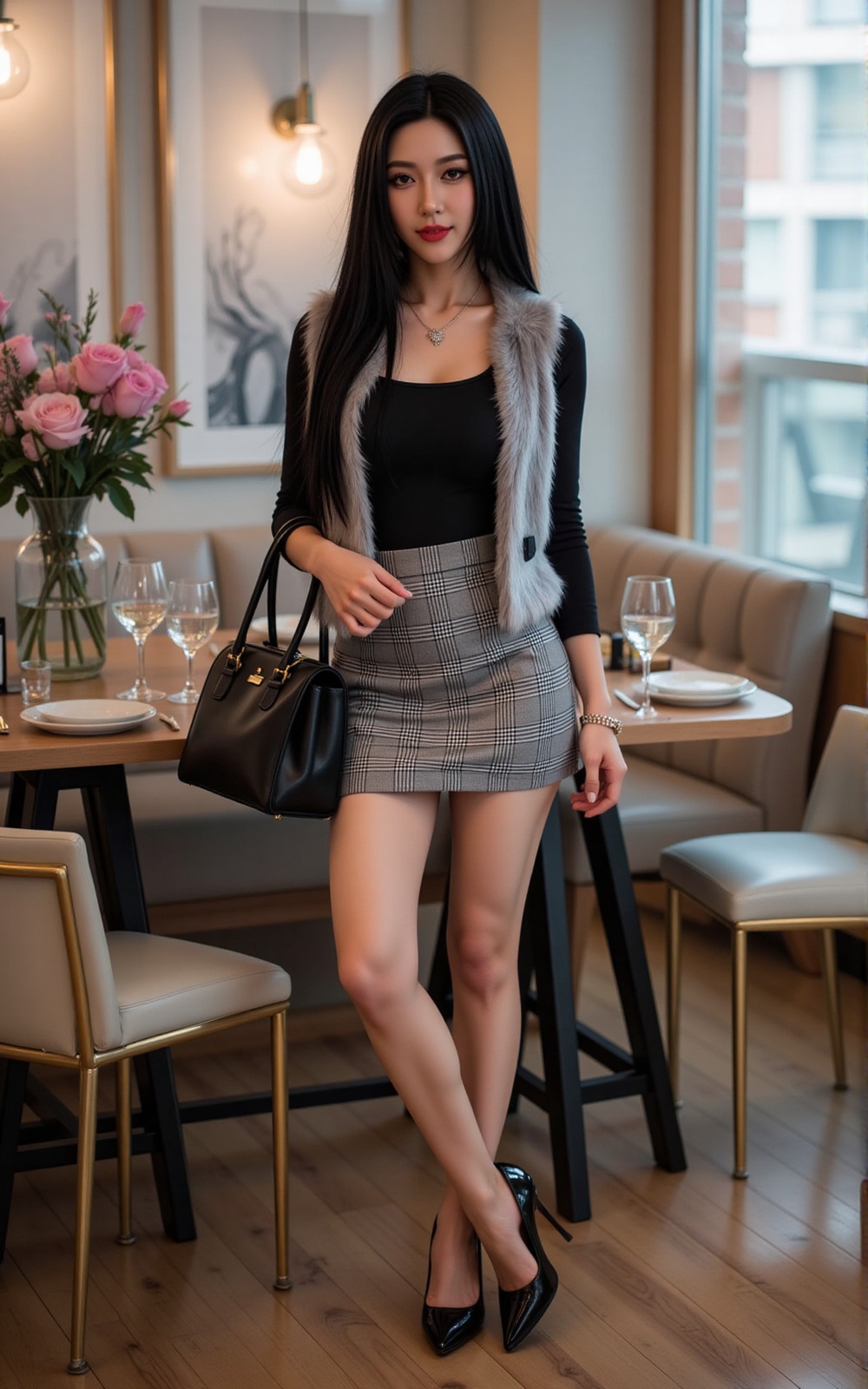 "Korean woman image: Beautiful Korean woman with very large I-cup breasts that seem like they will burst if you touch them...