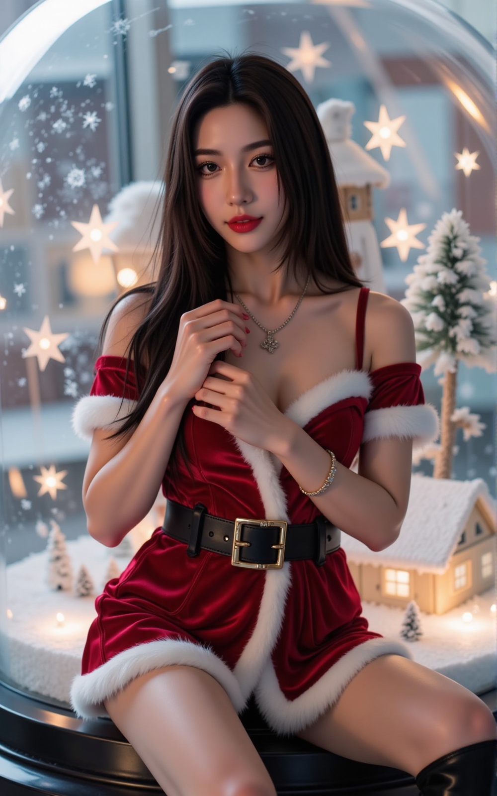 "Korean woman image: Beautiful Korean woman with very large I-cup breasts that seem like they will burst if you touch them...