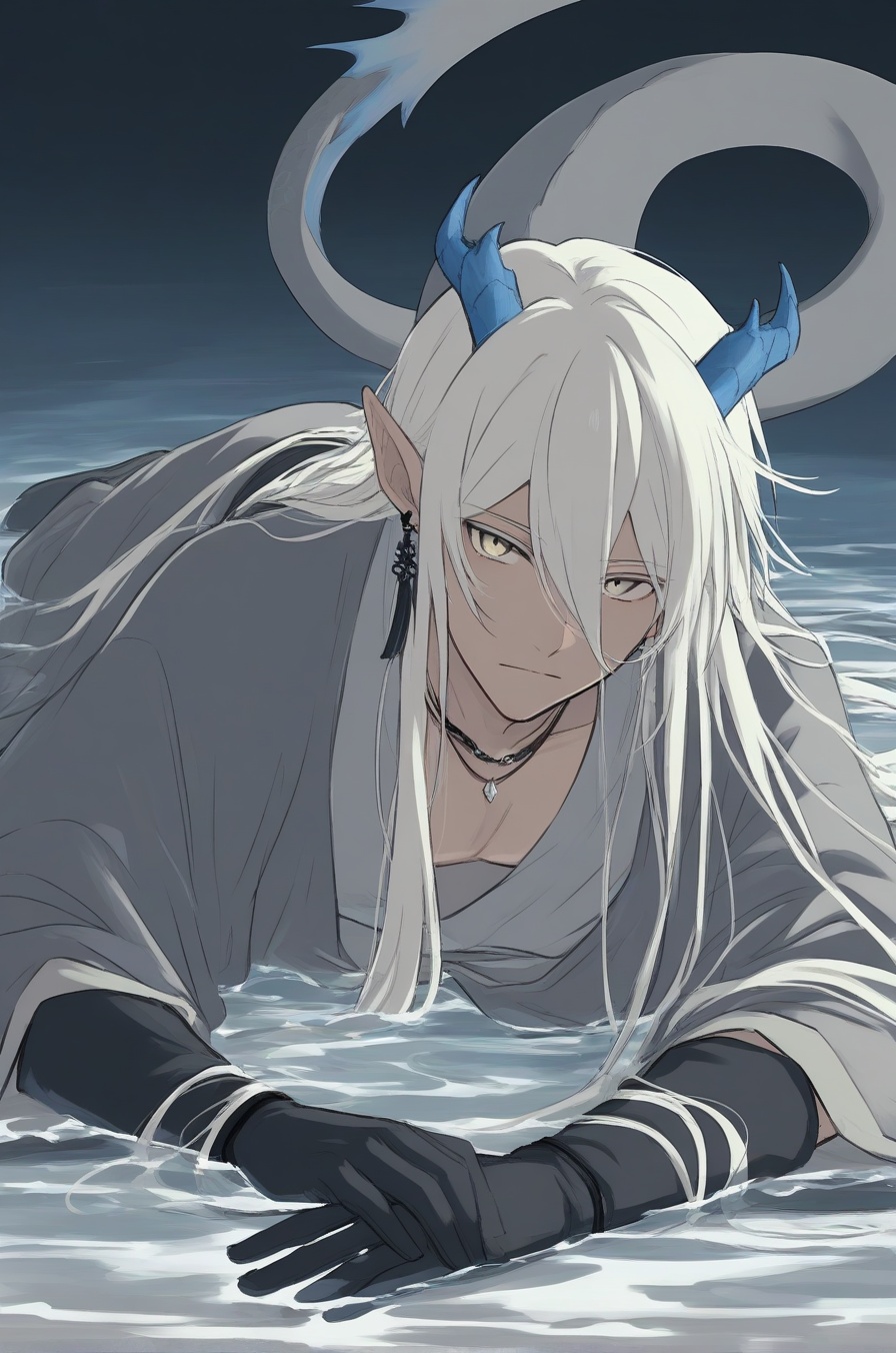 Prompt: solo,  long hair,  looking at viewer on Tensor.Art