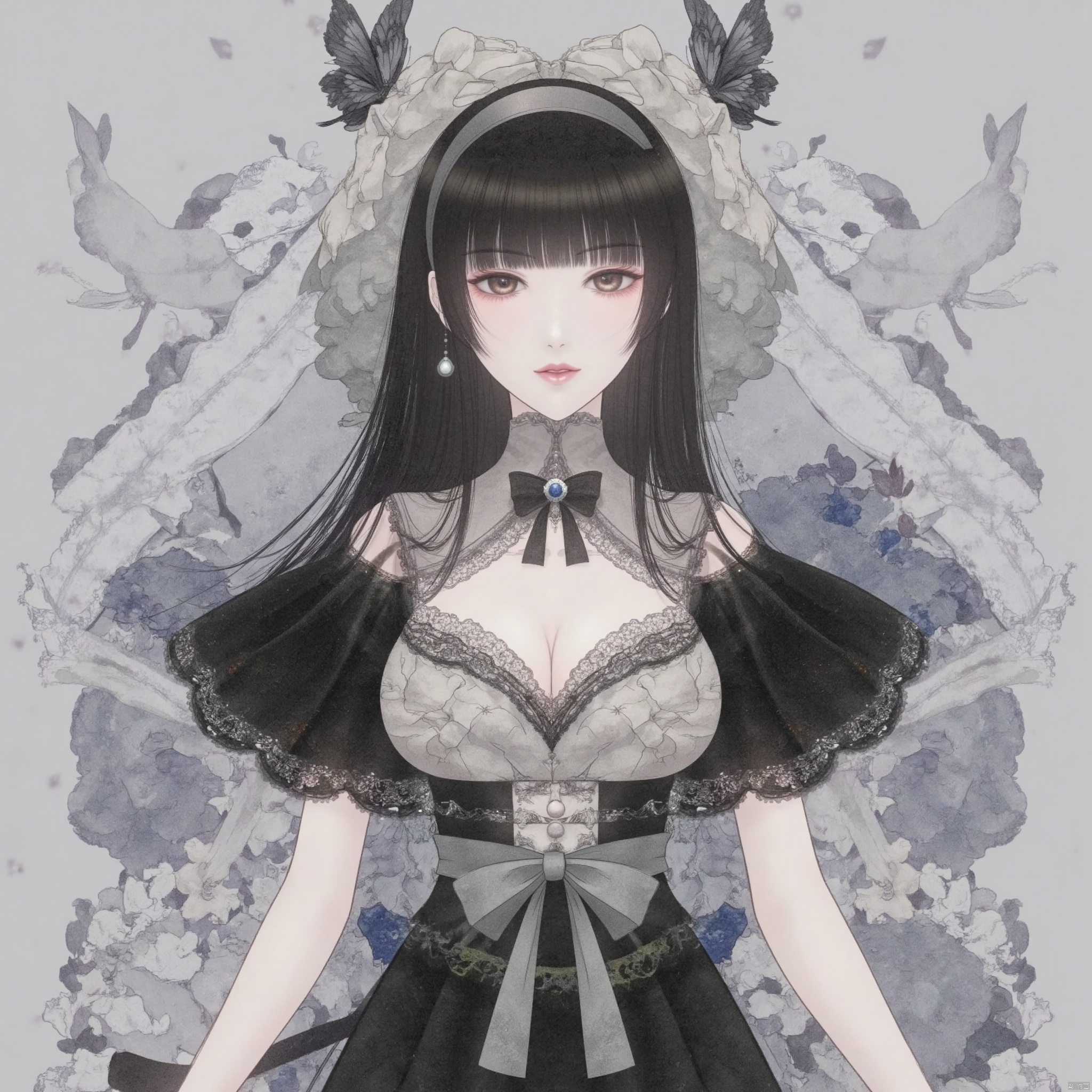 (grey background:1.2),looking at viewer,(SOLO:1.4),outline,simple background,full body,looking at viewer,(((arms at side))),artist:Kei_Satsuki,Kei_Satsuki_style