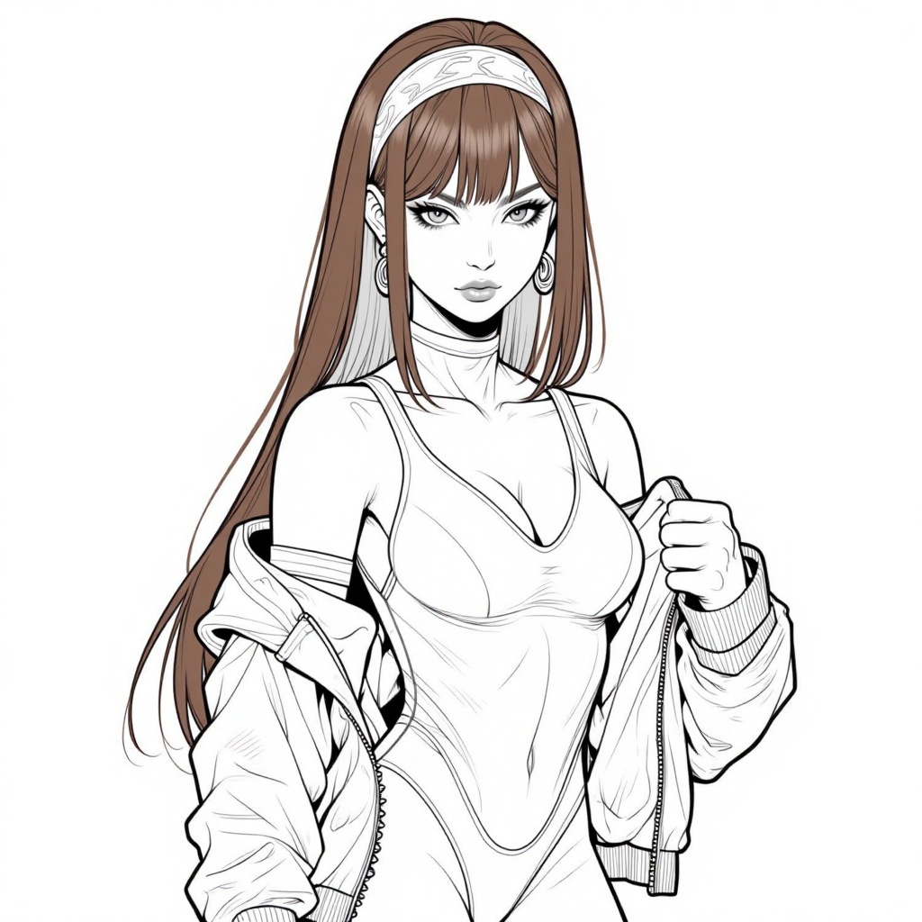 1girl,  solo,  long hair on Tensor.Art