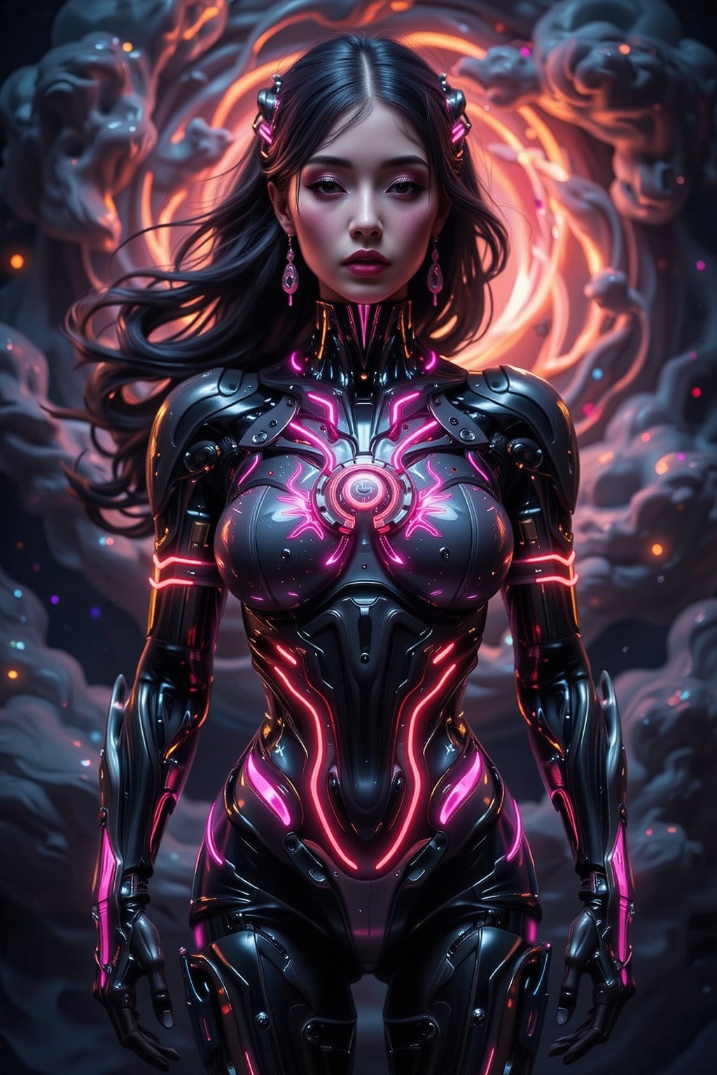 FuturEvoLab_Red,  Cyberpunk_FutureEvoLab,  Bodysuit_FuturEvoLab on Tensor.Art