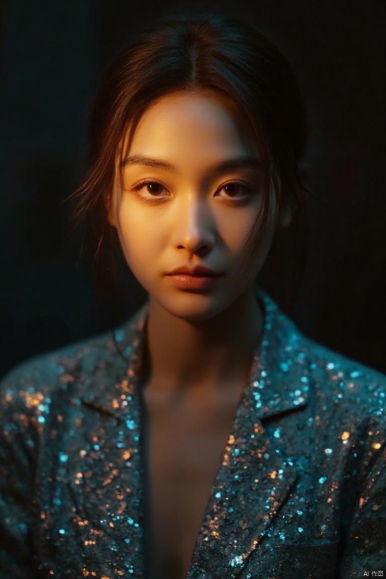 Chinese girl, floral theme, glowing skin, glamorous gaze, embellished clothing, BREAK, natural light, shallow depth of field, romantic setting, dreamy colors,by Ryan McGinley for CGArt Mayfly