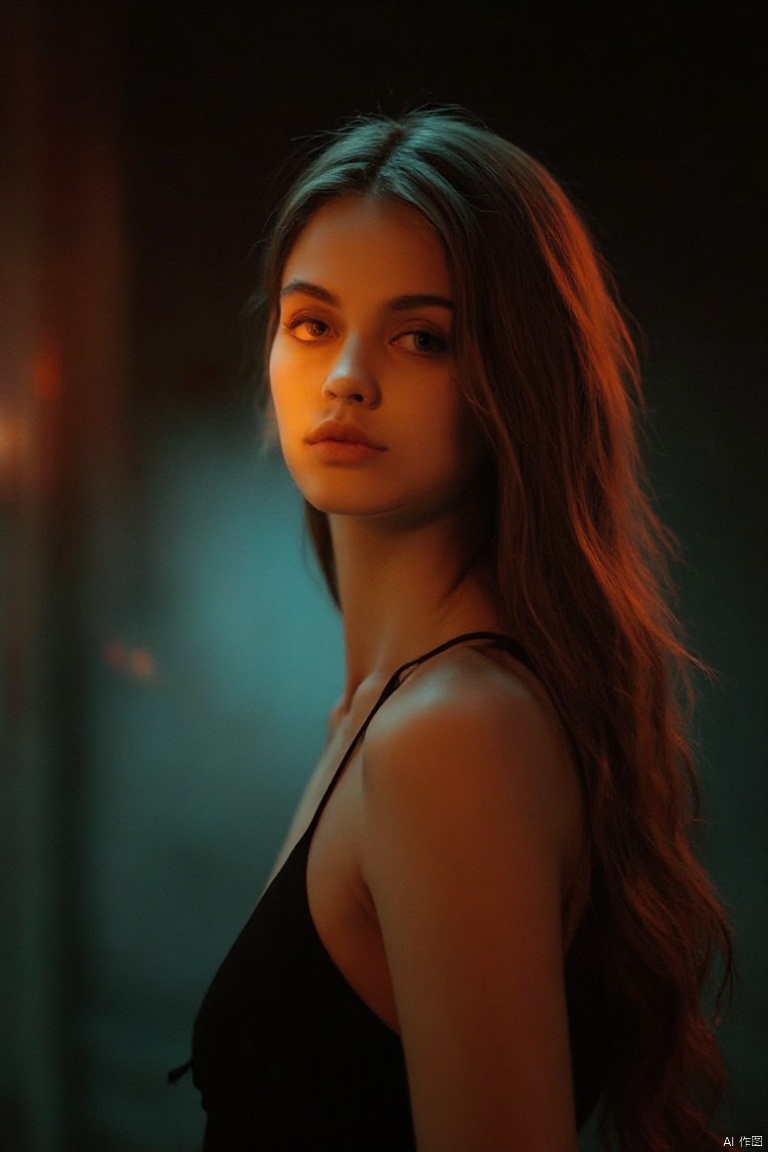 1girl, 20 years old,analog film photo, clear facial contour, upper body, looking at viewer, Beautiful dynamic dramatic dark moody lighting, volumetric, shadows, cinematic atmosphere, Octane render, 8K ,professional, highly detailed,desaturated, 35mm photo, grainy, vignette, vintage, Kodachrome, Lomography, stained, highly detailed, found footage