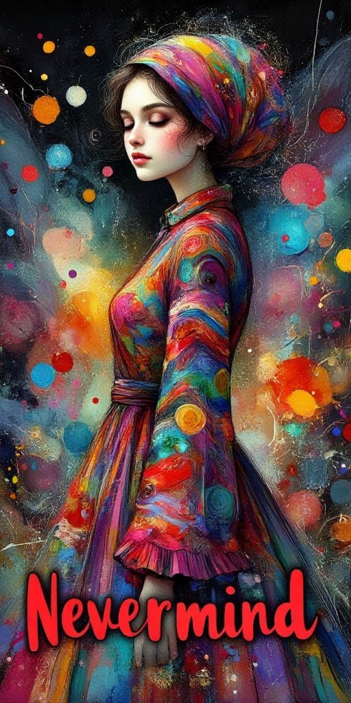Watercolor wet in wet,  young whimsical cartoonish style lady with fair,  smooth white skin on Tensor.Art