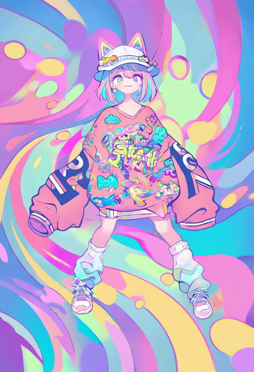 1girl,  pastel colors,  colorful on Tensor.Art