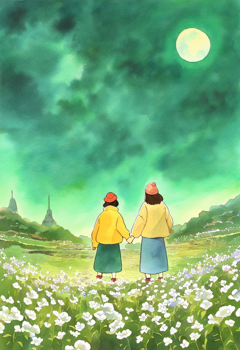 style of studio ghibli,  watercolor,  safe on Tensor.Art