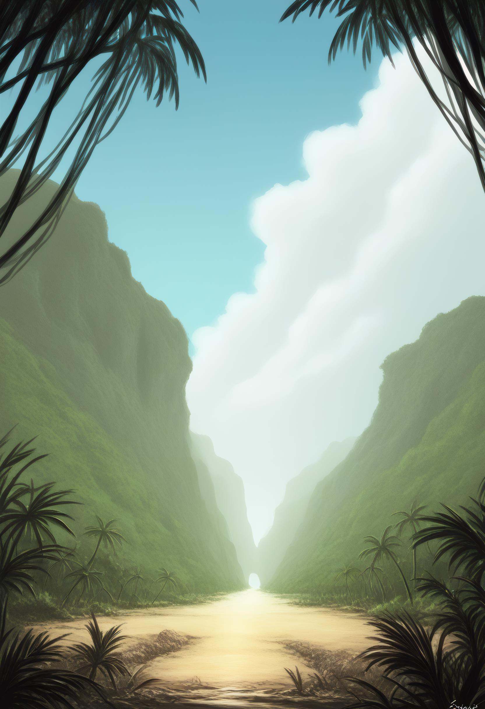 medium shot,  scenery,  landscape on Tensor.Art