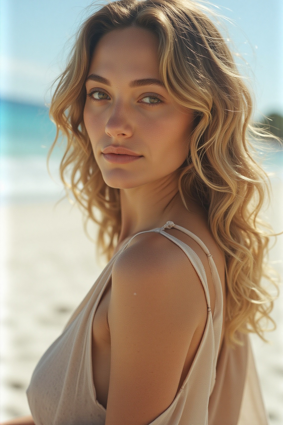 (photo of emmyrflx,  a pretty brunette woman),  editorial photoshoot on Tensor.Art