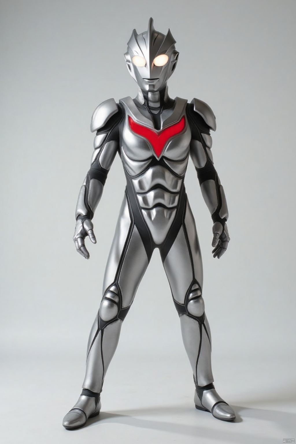 (grey background:1.2),(SOLO:1.4),outline,simple background,(((,standing,looking at viewer,arms at side))),,ultraman,bodysuit,gloves,legwear,boots,cover,mask,plugsuit,armor,bodysuit,pattern on body,tight-fitting,helmet,leather suit,latex,tokusatsu,no humans,science fiction,hard mask,no smile,no eyes,no nose,solo,rubber bodysuit with line,alien,