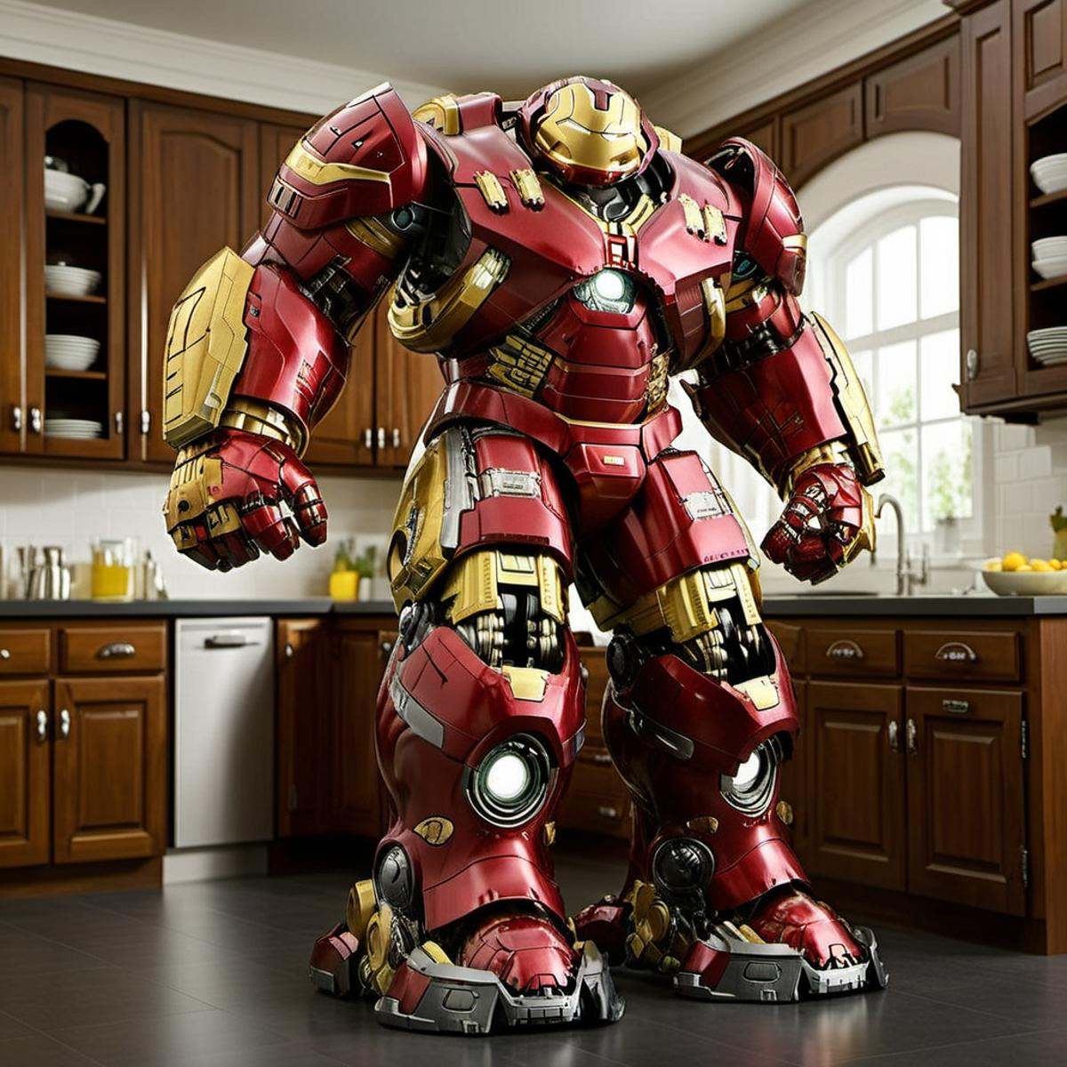 Hulkbuster1024,  a robot,  full body on Tensor.Art
