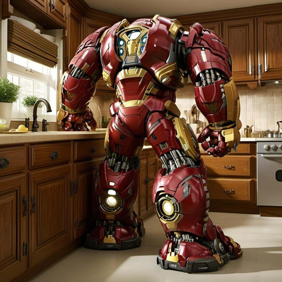Hulkbuster1024,  a robot,  full body on Tensor.Art