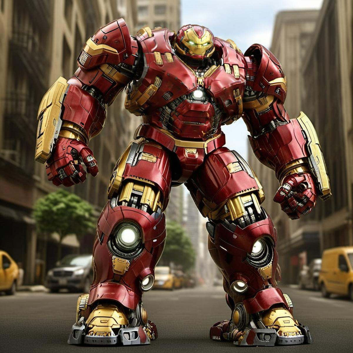 Hulkbuster1024,  a robot,  full body on Tensor.Art