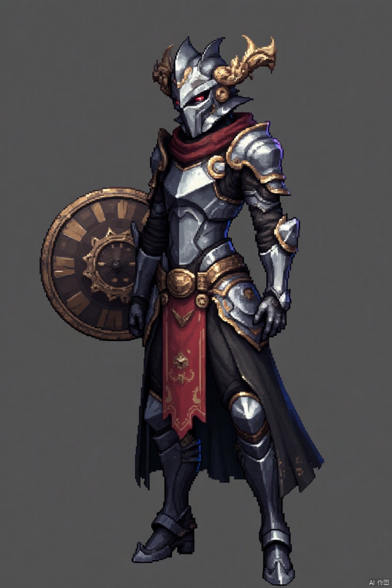 Pixel style,1girl,armor