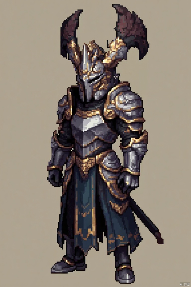 Pixel style,1girl,armor
