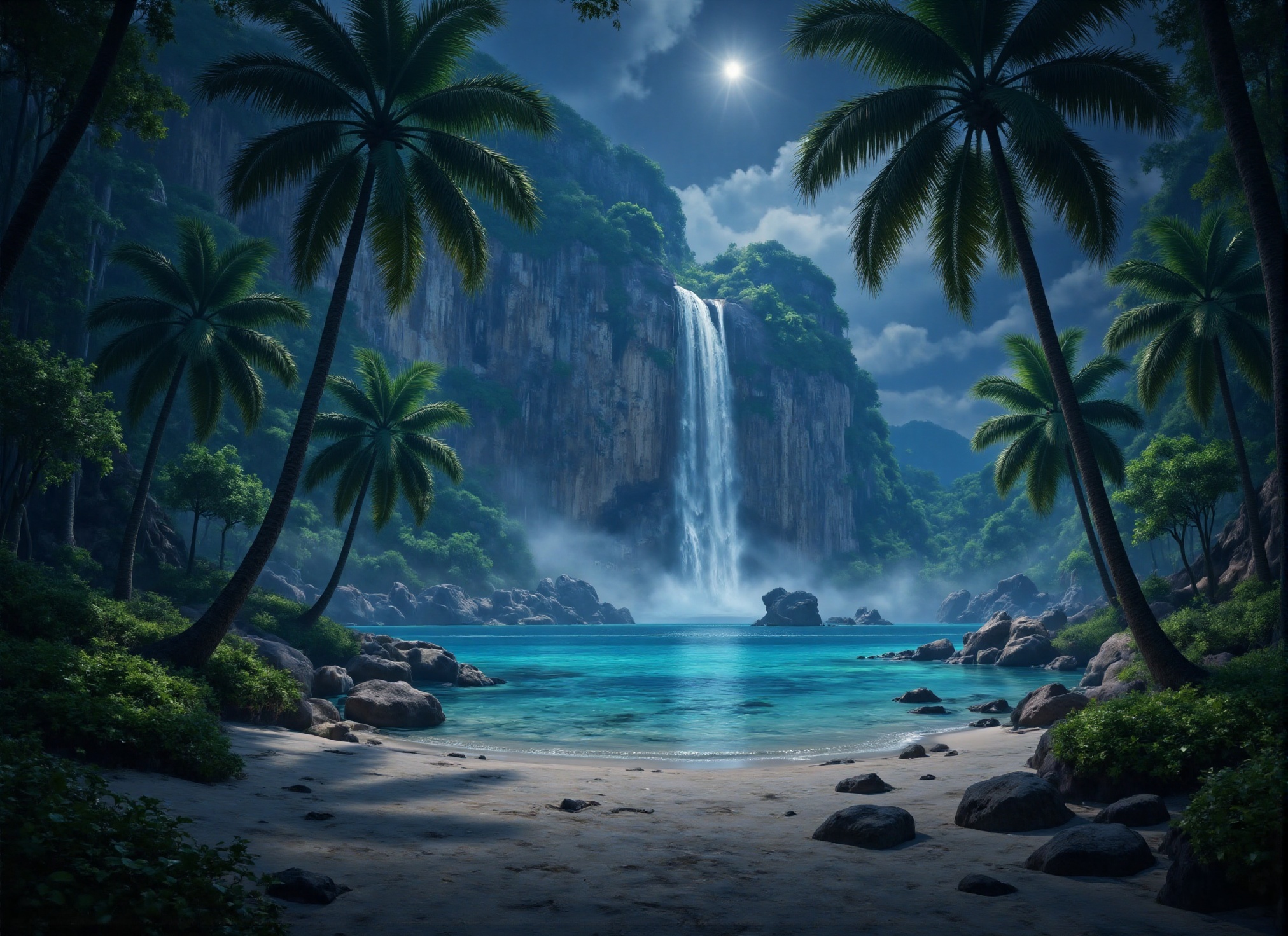 A magnificent and beautiful beach resort in Jamaica,  cinematic,  atmospheric on Tensor.Art