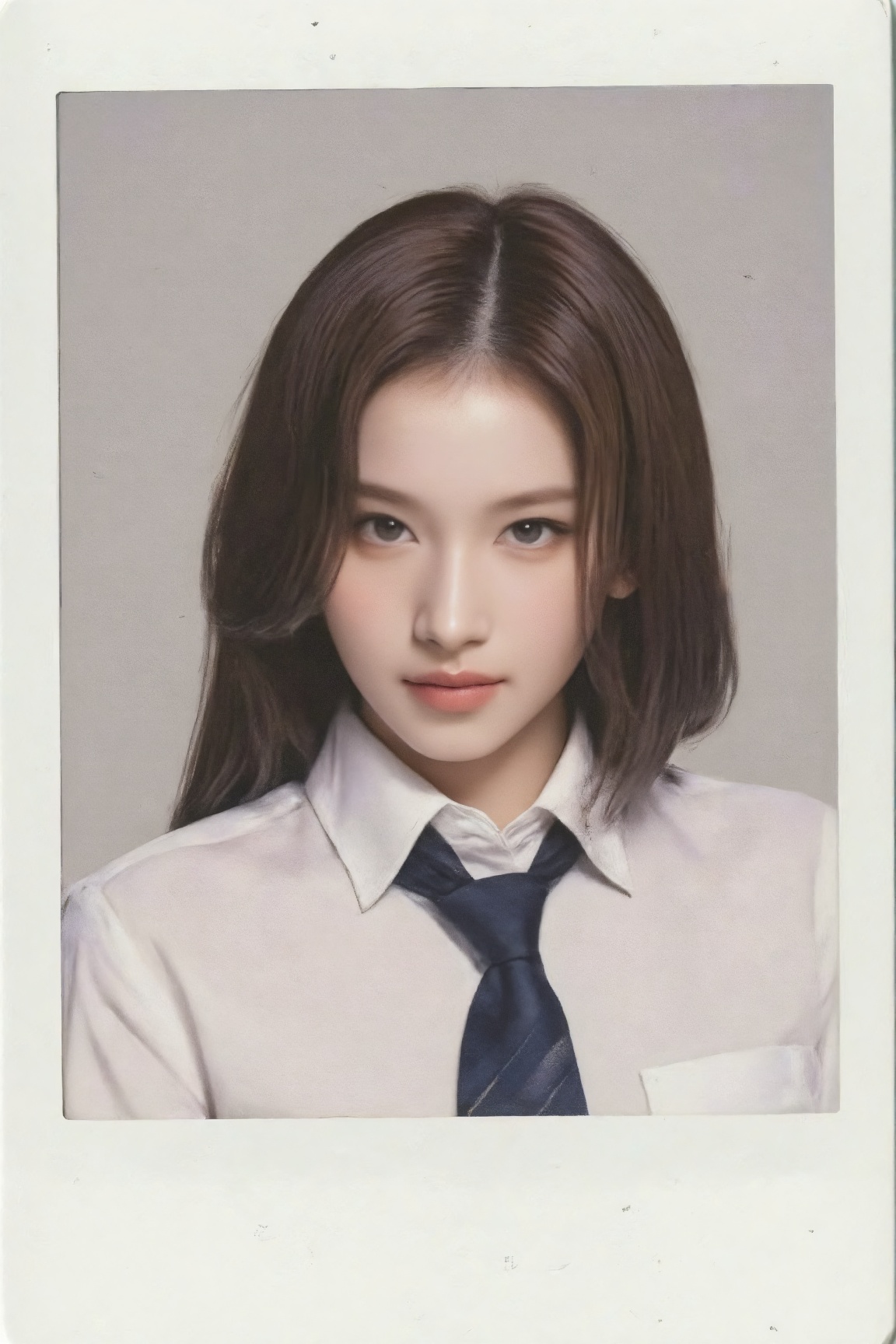 polaroid photo,  looking at viewer,  1girl on Tensor.Art