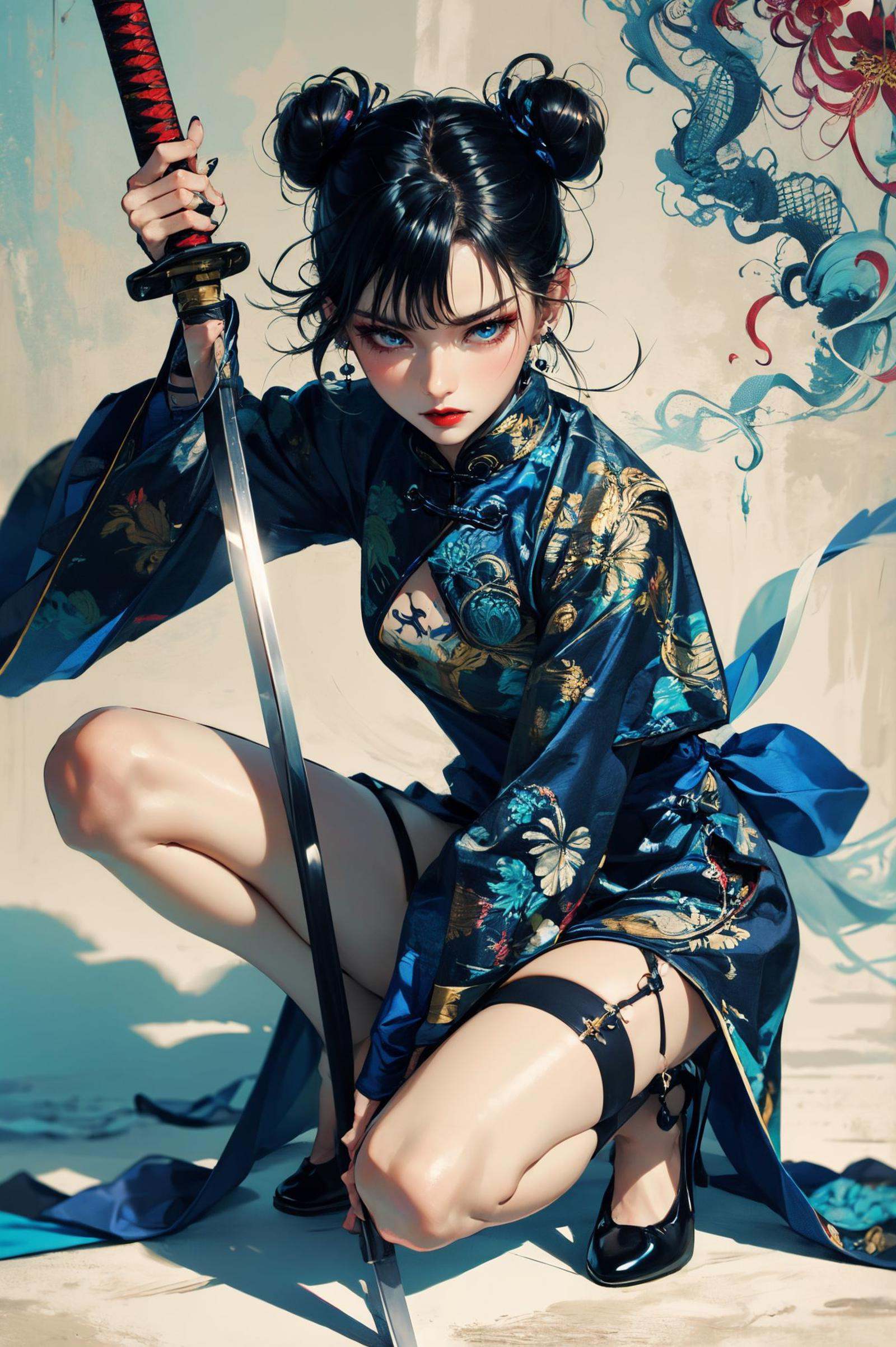 xuer ai yazawa style girl,  1girl,  solo by B站绪儿已成精 on Tensor.Art