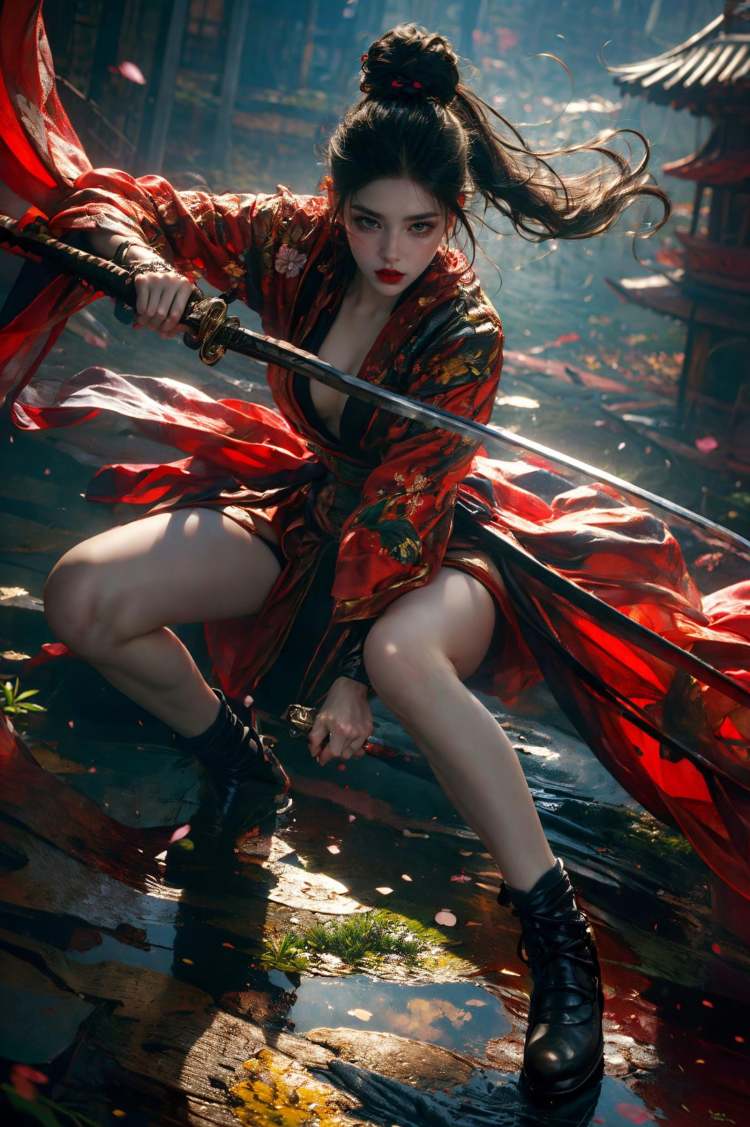 绪儿-武士少女V2 xuer ai yazawa style girl by B站绪儿已成精 on Tensor.Art